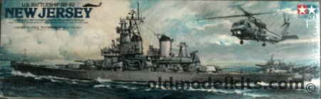 Tamiya 1/350 USS New Jersey BB-62 Battleship, 5 plastic model kit